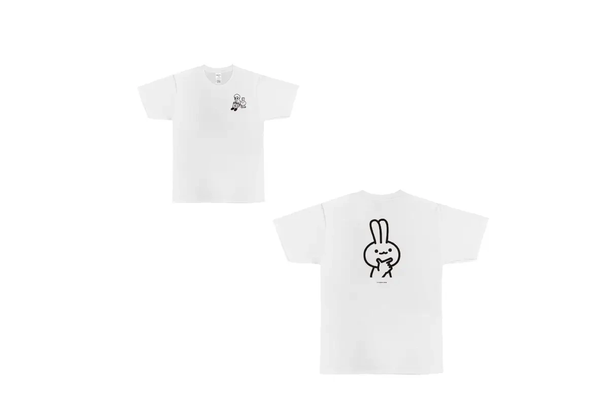 消極男子 客製 白色 吉爾登 T恤 t shirt 款式二