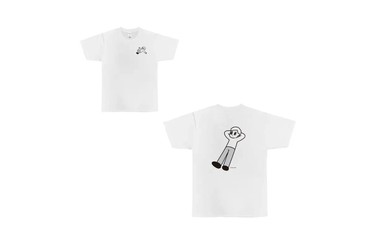 消極男子 客製 白色 吉爾登 T恤 t shirt 款式一