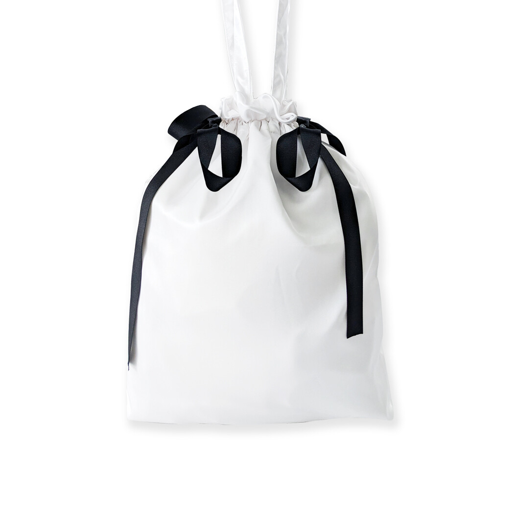 客製 滿版 印花 日系 緞面 / 防潑水 束口 側背包 提袋