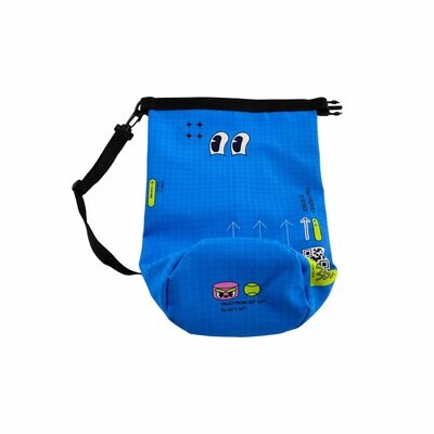 滿版 印花 兩用 防水 運動 戶外 圓筒包