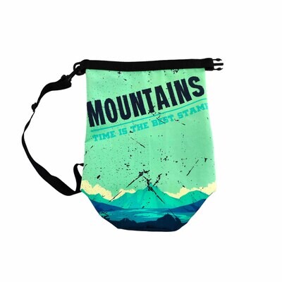 滿版 印花 兩用 防水 運動 戶外 圓筒包