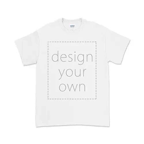 客製 局部 印花 純棉 白色 吉爾登 T恤 t shirt (直噴)