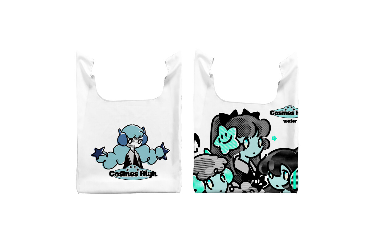 宇宙高校 天蠍座 口袋 折疊 收納 購物袋