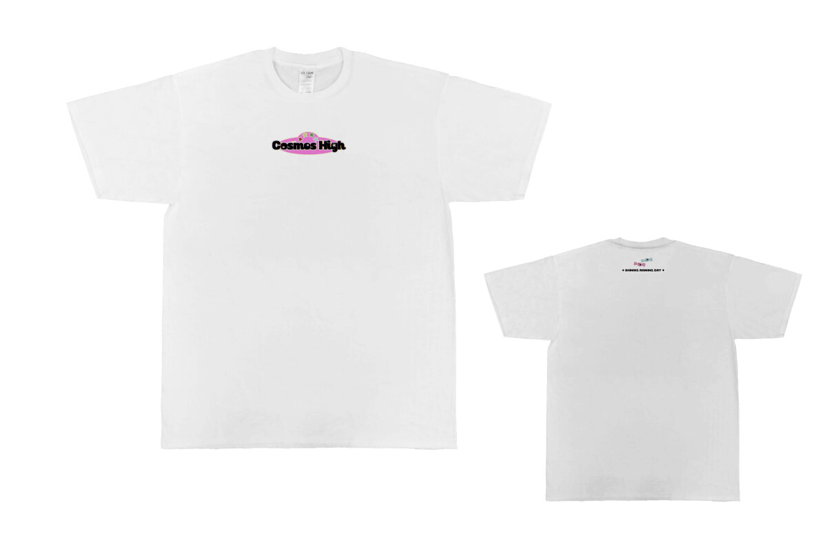 宇宙高校 純棉 白色 吉爾登 T恤 t shirt