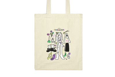 宇宙高校 紙娃娃 棉帆布 提袋