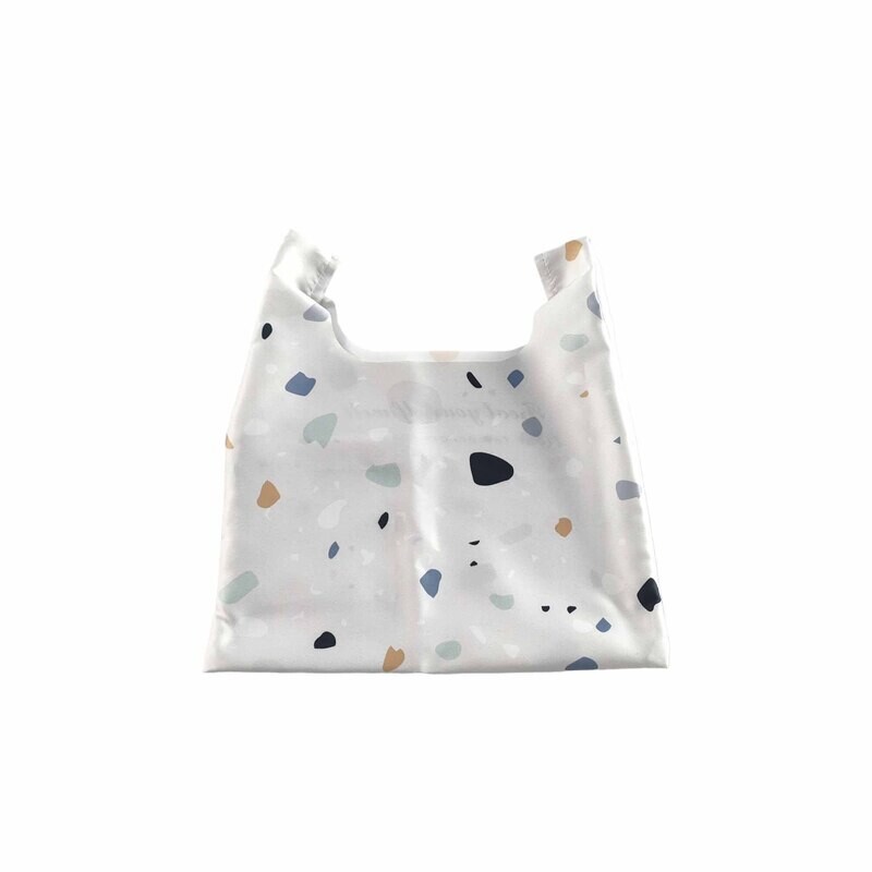 印花 口袋 折疊 收納 購物袋  S