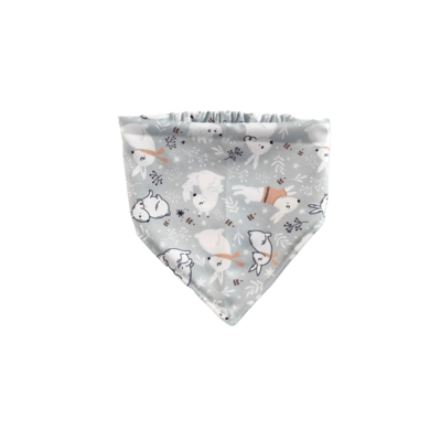 滿版 印花 雙面 三角鬆緊式 寵物領巾  
CV24斜紋緞面  M號