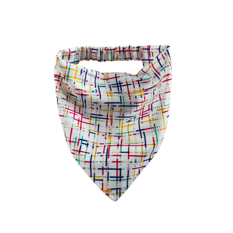 滿版 印花 雙面 三角鬆緊式 寵物領巾  
CV24斜紋緞面  S號