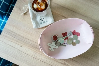 Bear Hug 雙面 毛氈 長方 雜物盤 置物盤