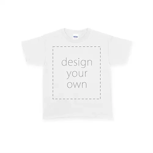 客製 局部 印花 兒童 純棉 白色 吉爾登 T恤 t shirt (直噴)