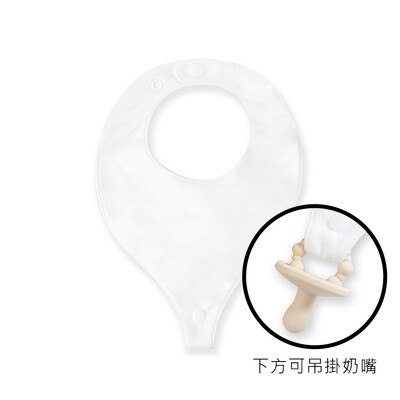 客製 滿版 印花 兒童 嬰兒 奶嘴掛帶 圍兜 口水巾