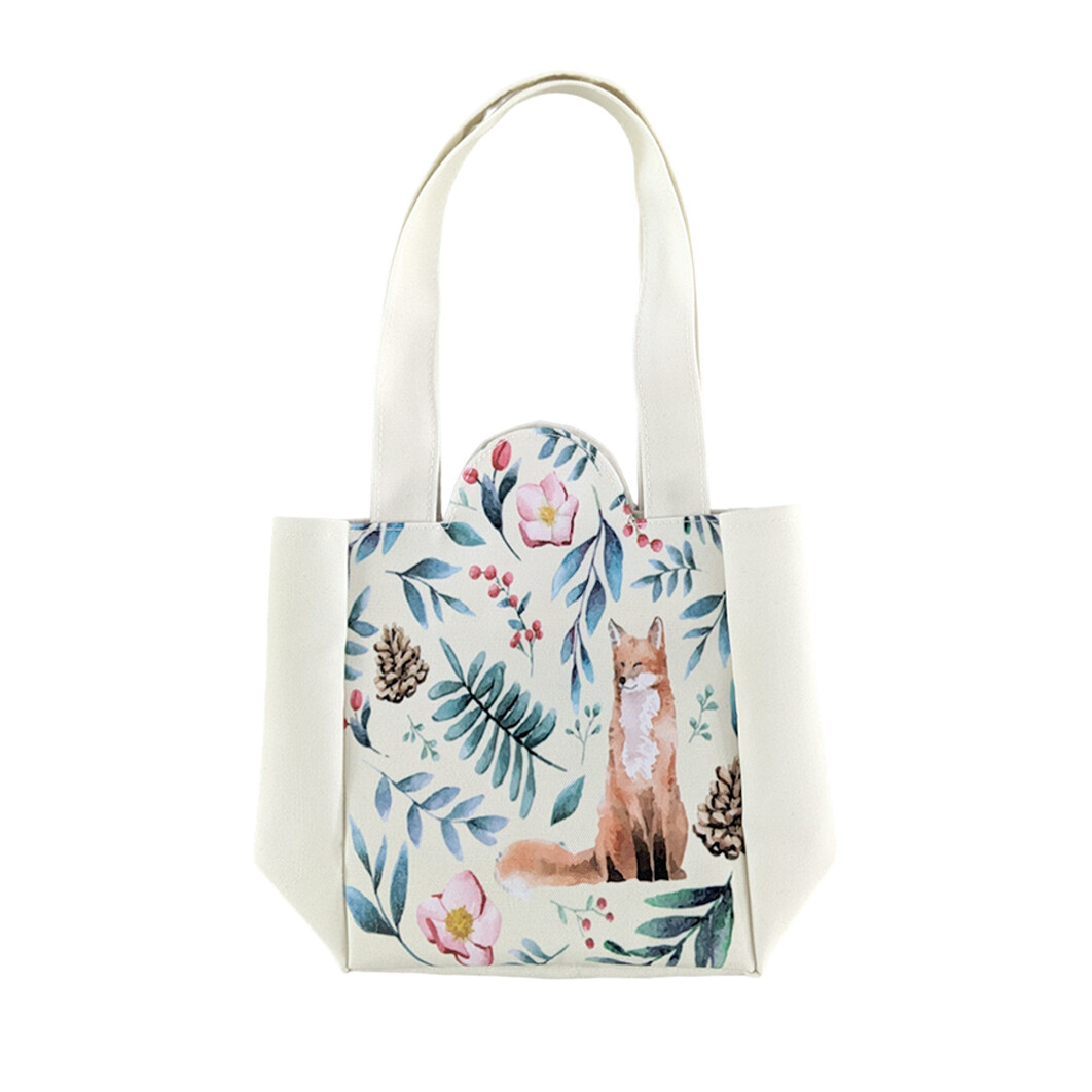 森林狐 形體 有底 四合釦 輕巧 手提包