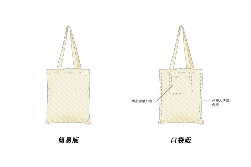 棉帆布提袋 (純素材)