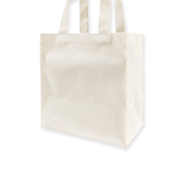 客製 滿版 單層 直噴 棉帆布 方形 立體 有底 有側 提袋