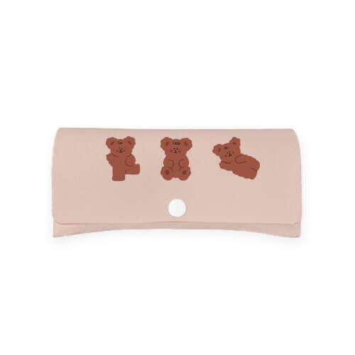 熊熊 森林 插畫 毛氈 眼鏡盒 筆袋 收納包