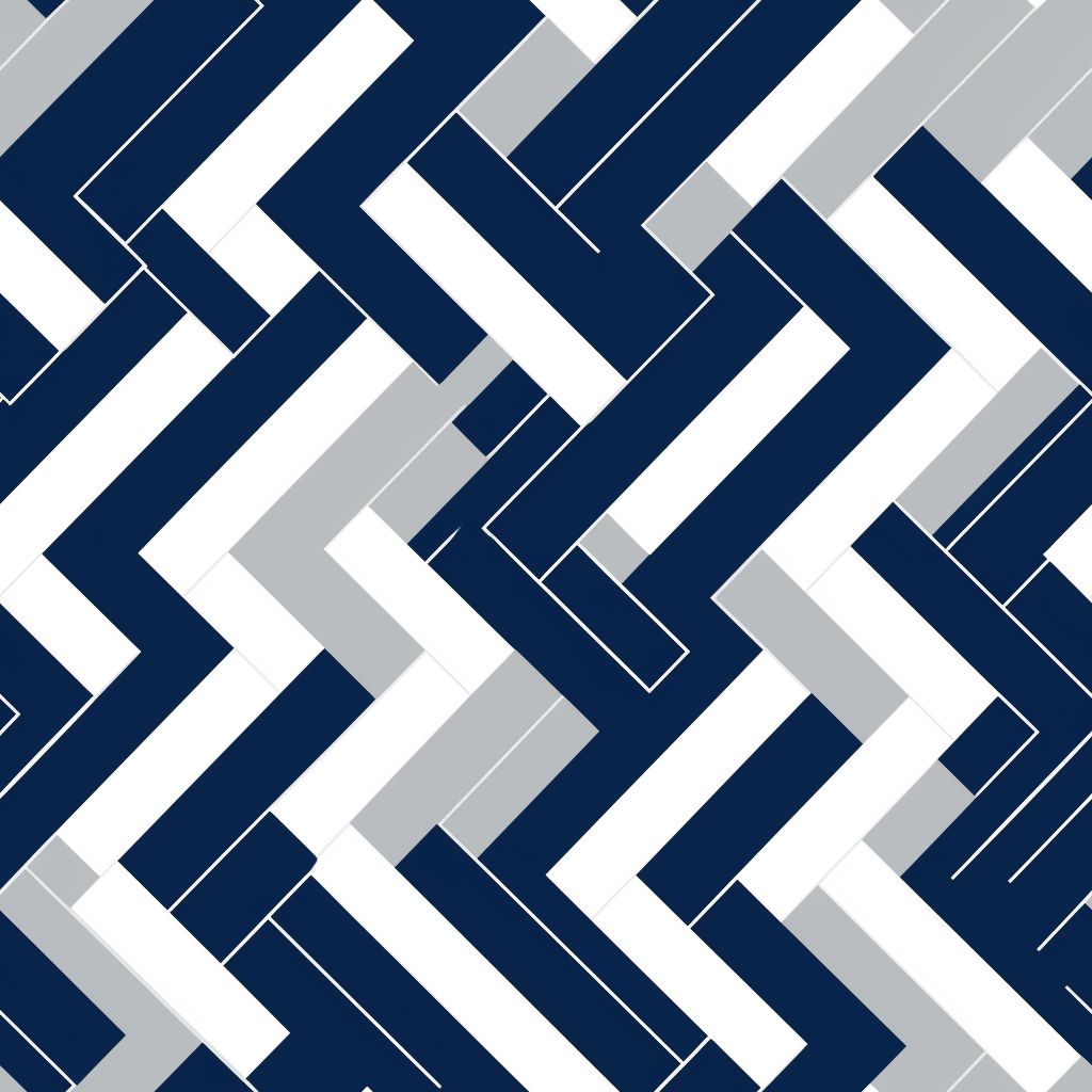 重複 藍白 幾何布花