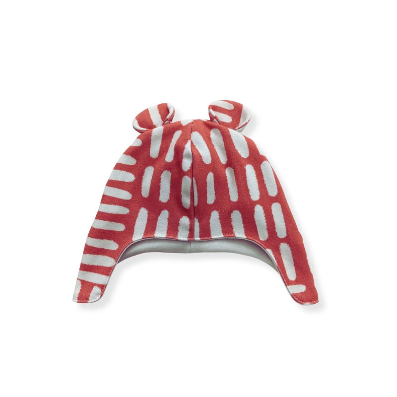 印花 寶寶  胎帽  遮耳 嬰幼兒帽子