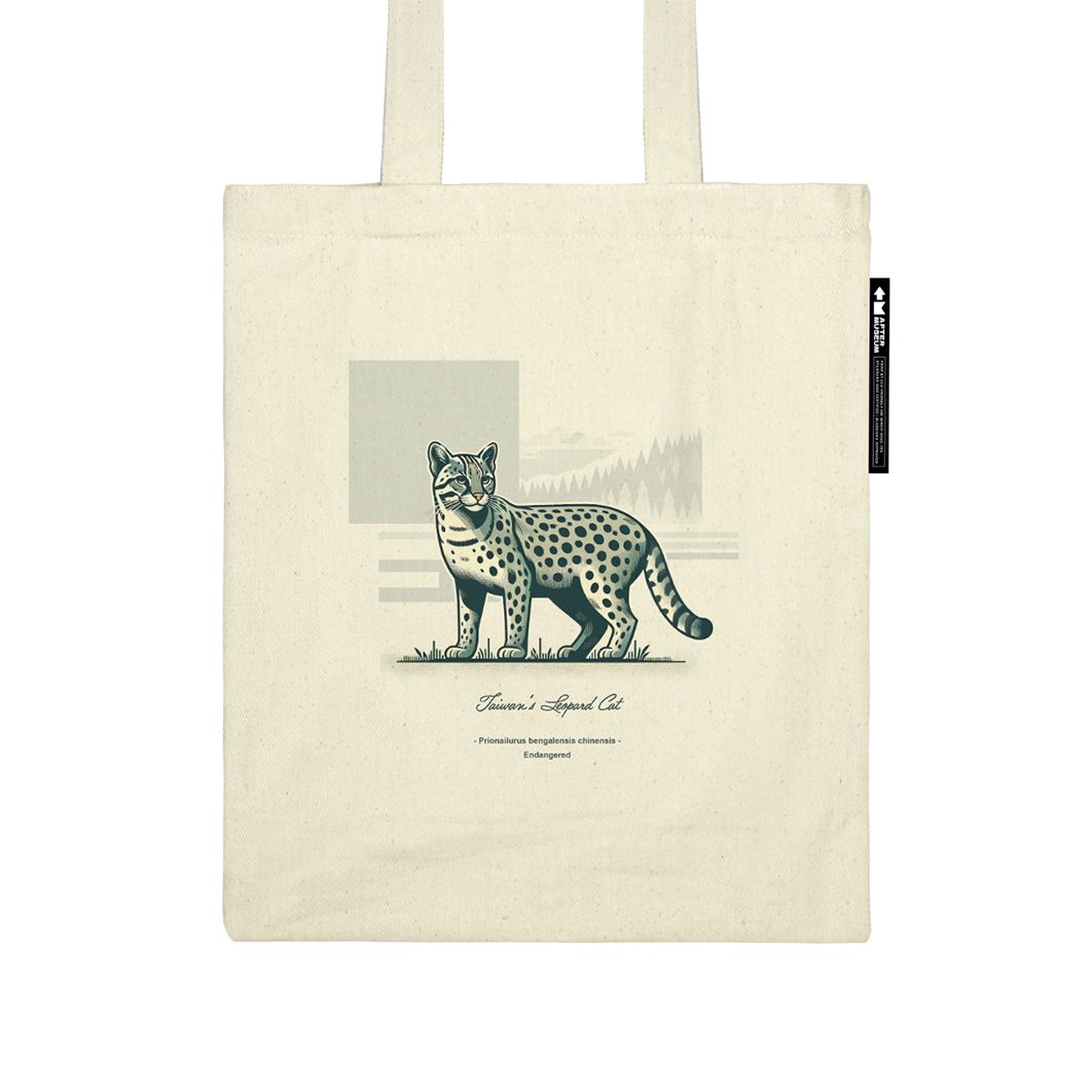 石虎帆布袋 棉帆布 胚布色 口袋版 提袋