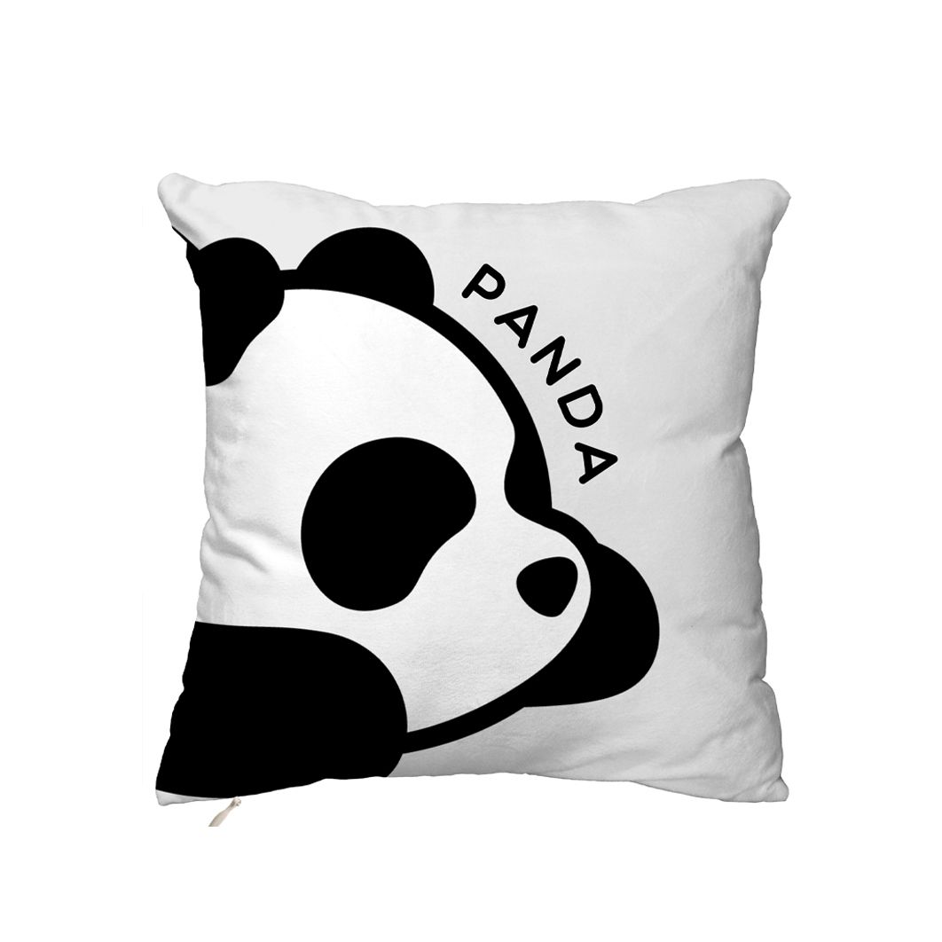 貓熊款 方形 可拆式 抱枕