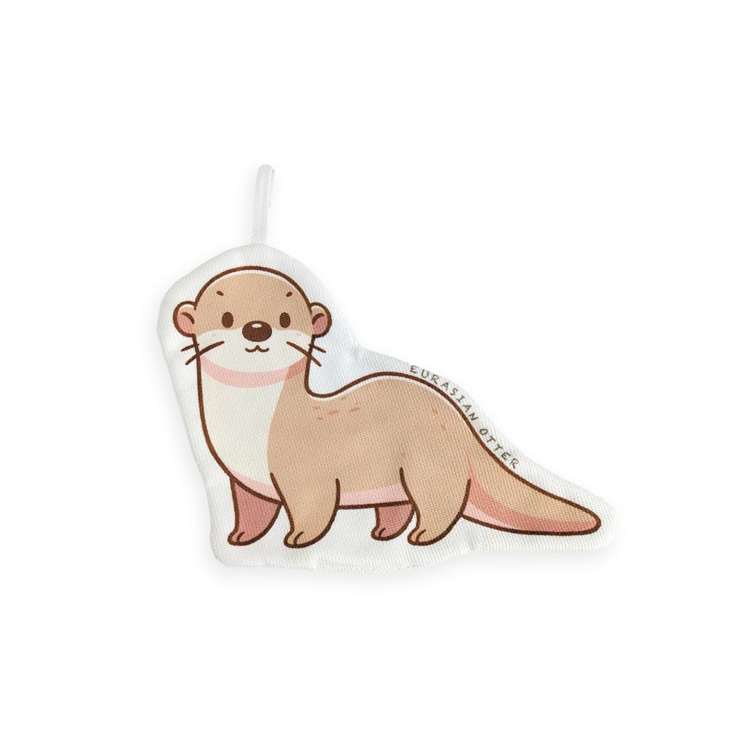 水獺一般款 印花 收納 吊掛 擦手巾