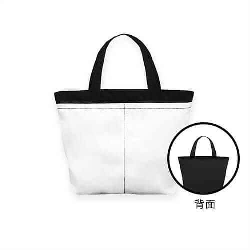 客製 滿版 印花 口袋 帆布內裡 手提 便當袋