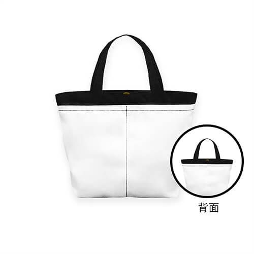 客製 滿版 印花 口袋 雙面 PVC內裡 硬挺 手提 便當袋