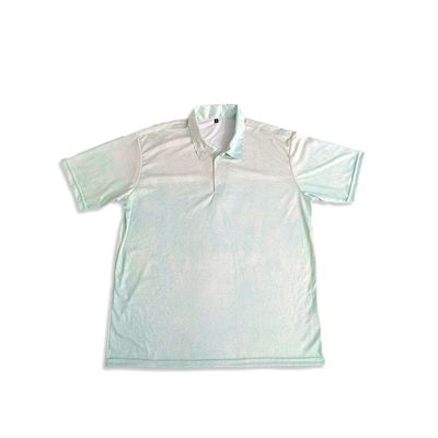 薄荷漸層 春夏穿搭 涼感 滿版 中性 POLO衫
