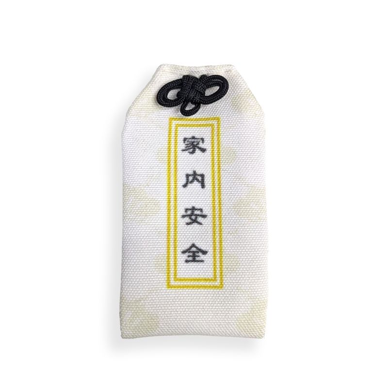 淡雅  滿版 印花 日式御守 祈福綬帶結 お守り 吊飾