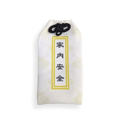 淡雅  滿版 印花 日式御守 祈福綬帶結 お守り 吊飾