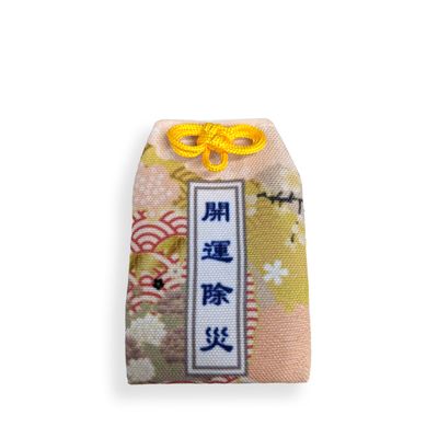 禪意 滿版 印花 日式御守 祈福綬帶結 お守り 吊飾