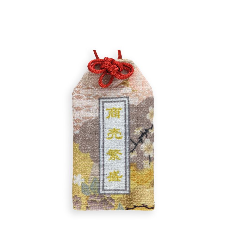 古典 滿版 印花 日式御守 祈福綬帶結 お守り 吊飾