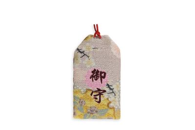 古典 滿版 印花 日式御守 祈福綬帶結 お守り 吊飾