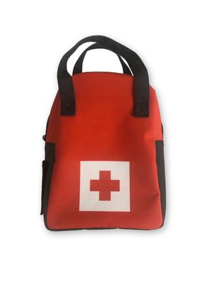 滿版 印花 內裡 圓弧 立體 手提 便當袋 餐袋