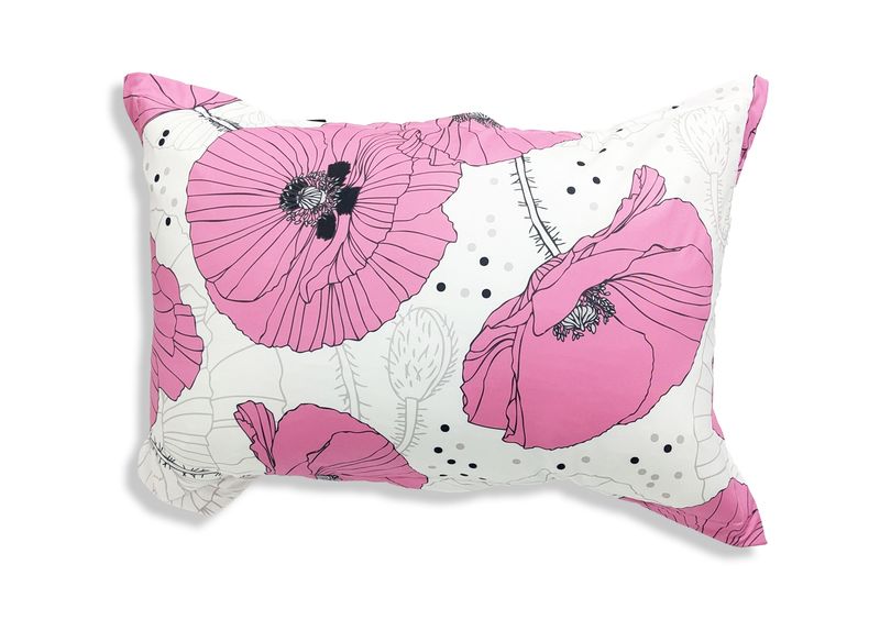 滿版 印花  涼感 枕頭套 歐式 裙邊枕