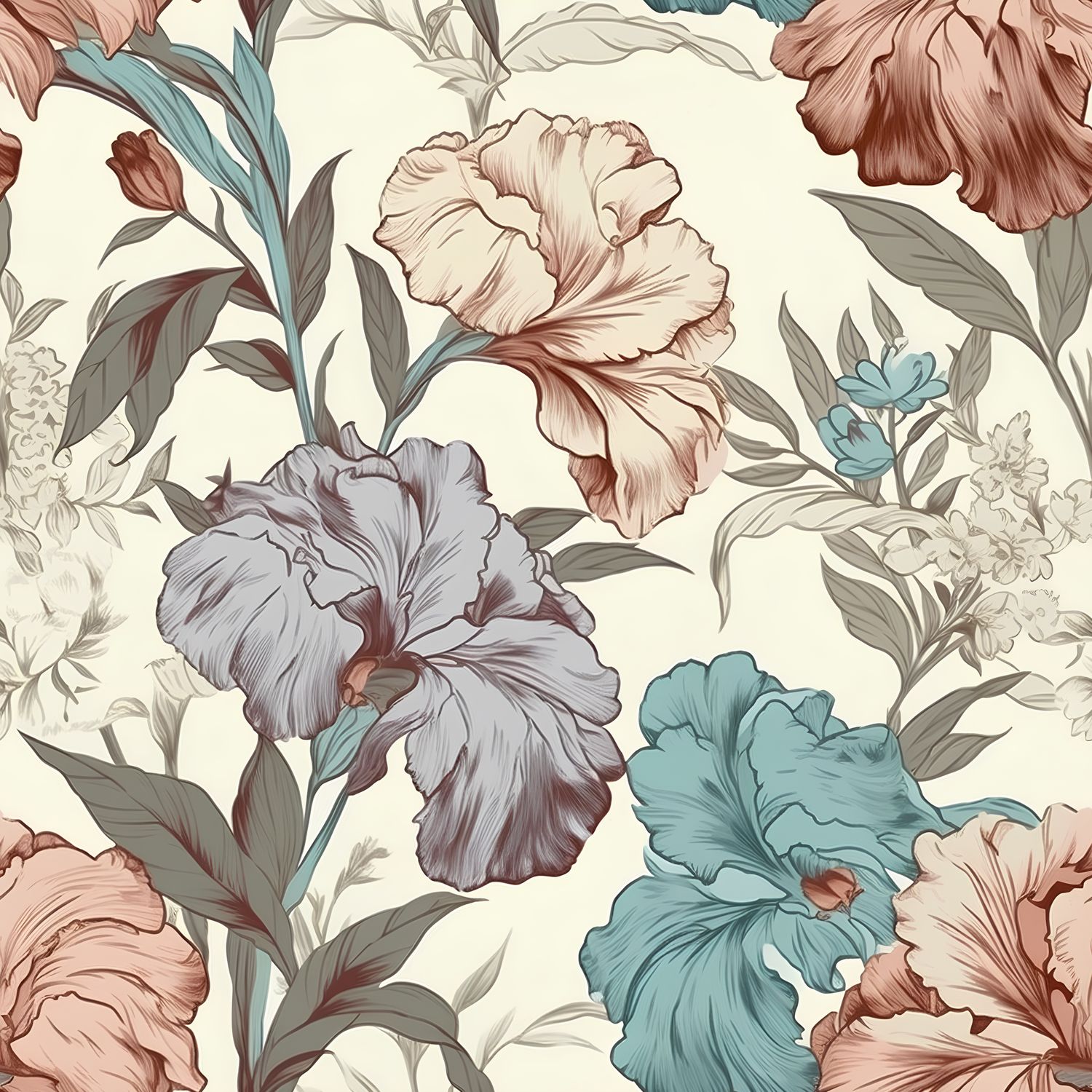 花語繽紛 印花布 布花