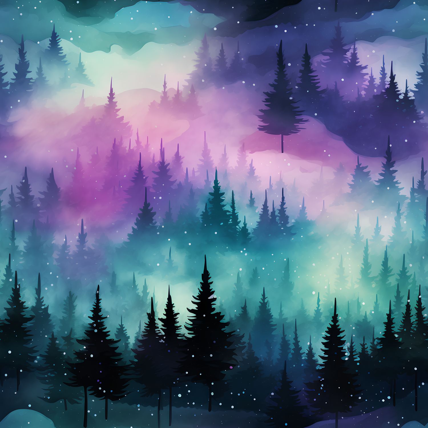 夢幻森林 印花布 布花