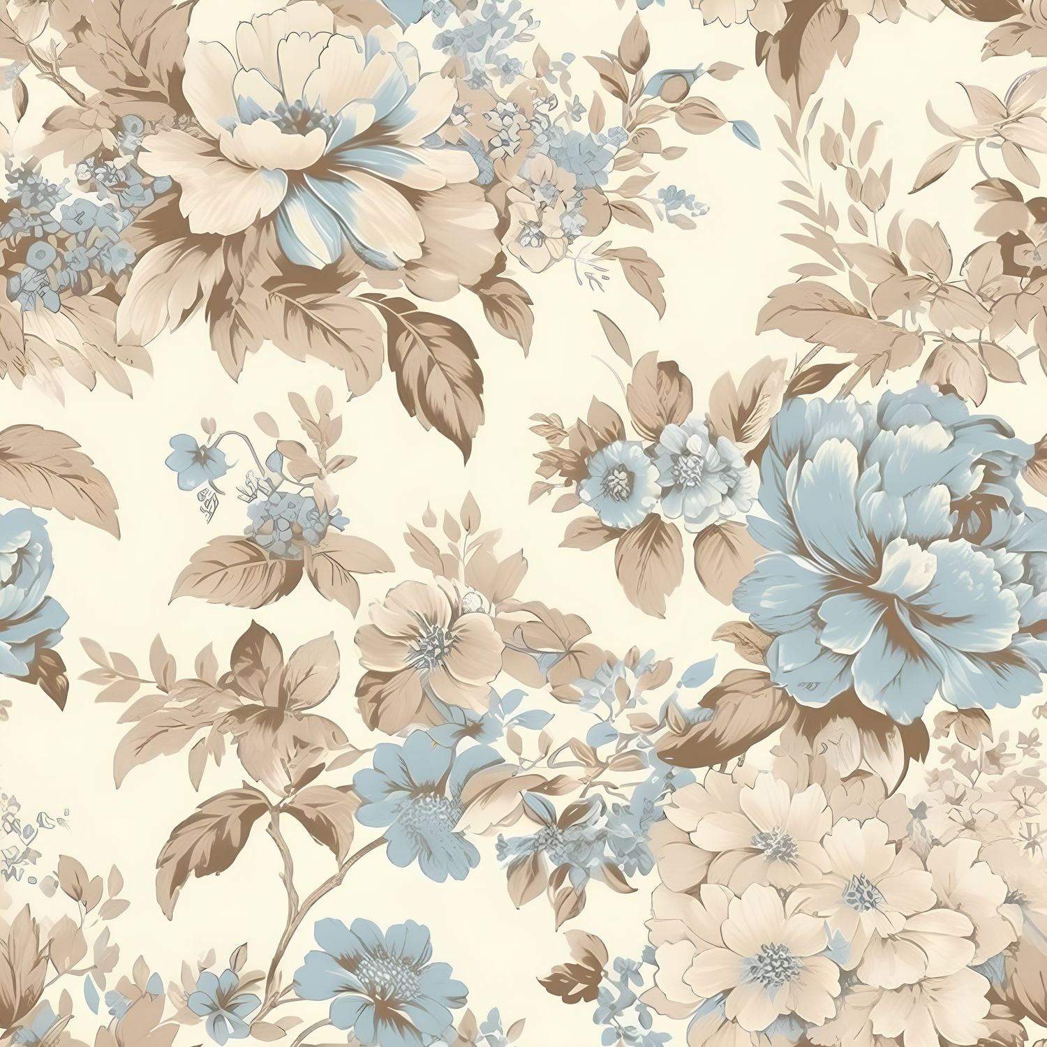 花樣繽紛盛開之境 印花布 布花