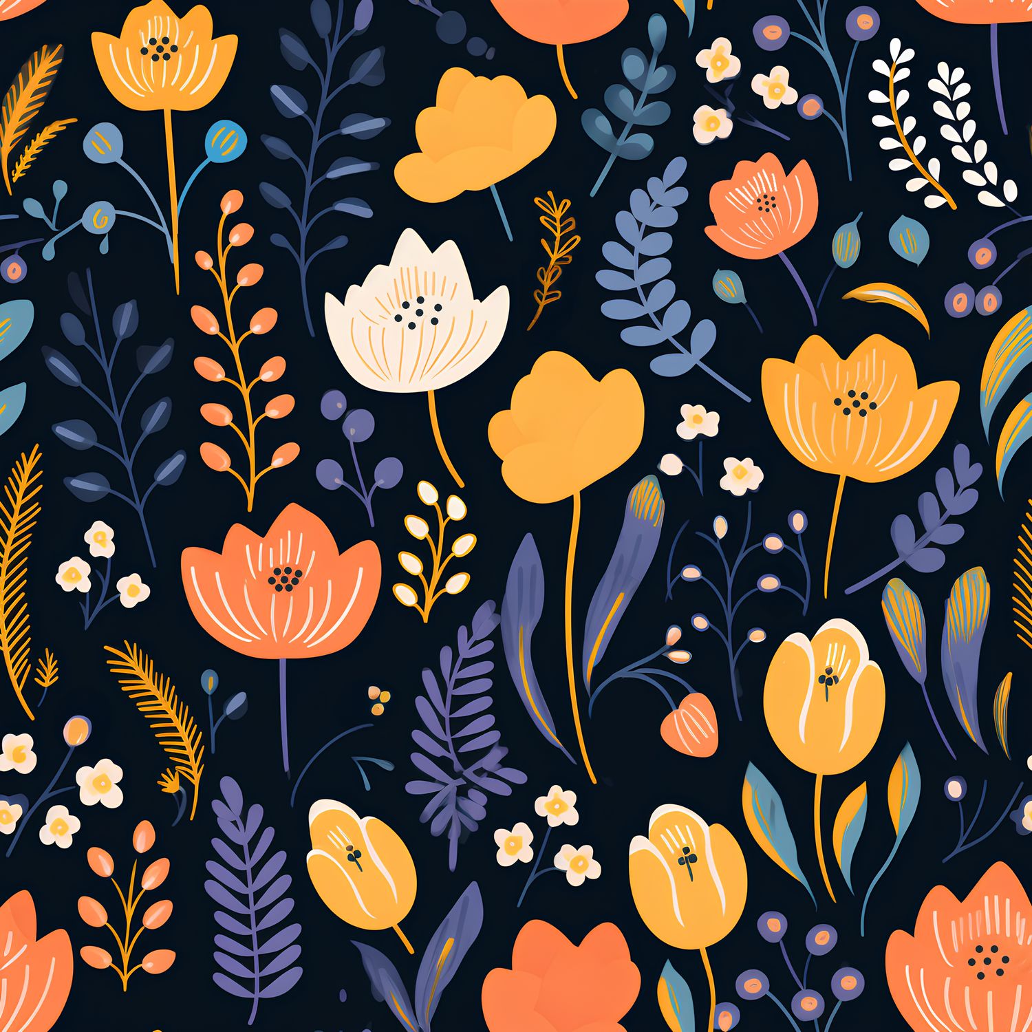 繽紛織夢花園 印花布 布花