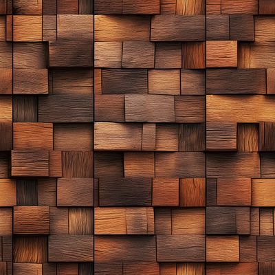 木質拼接的和諧美感 印花布 布花