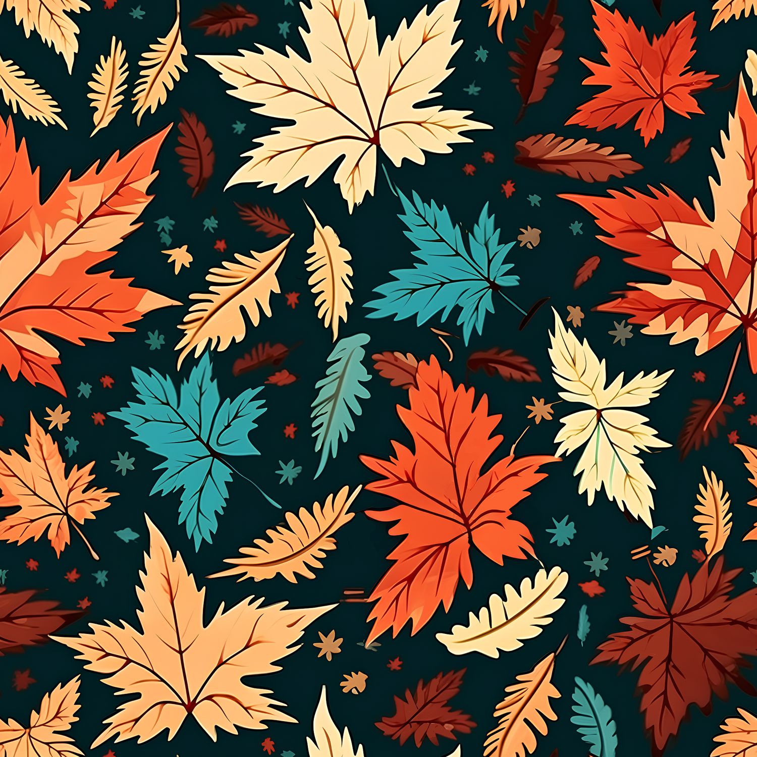 秋葉夢境 印花布 布花