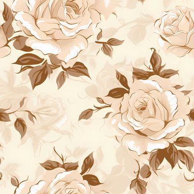 玫瑰夢境花卉系列 印花布 布花