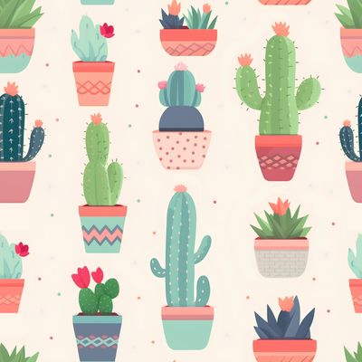 多彩多姿的多肉植物畫作 印花布 布花