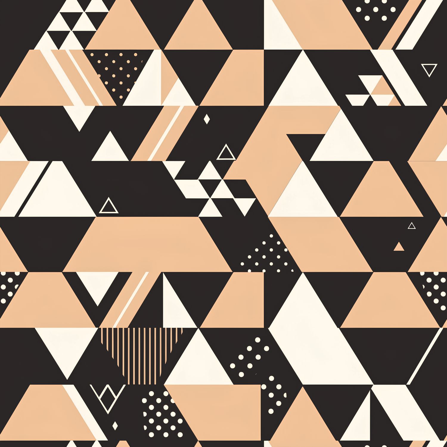 幾何拼接夢境 印花布 布花