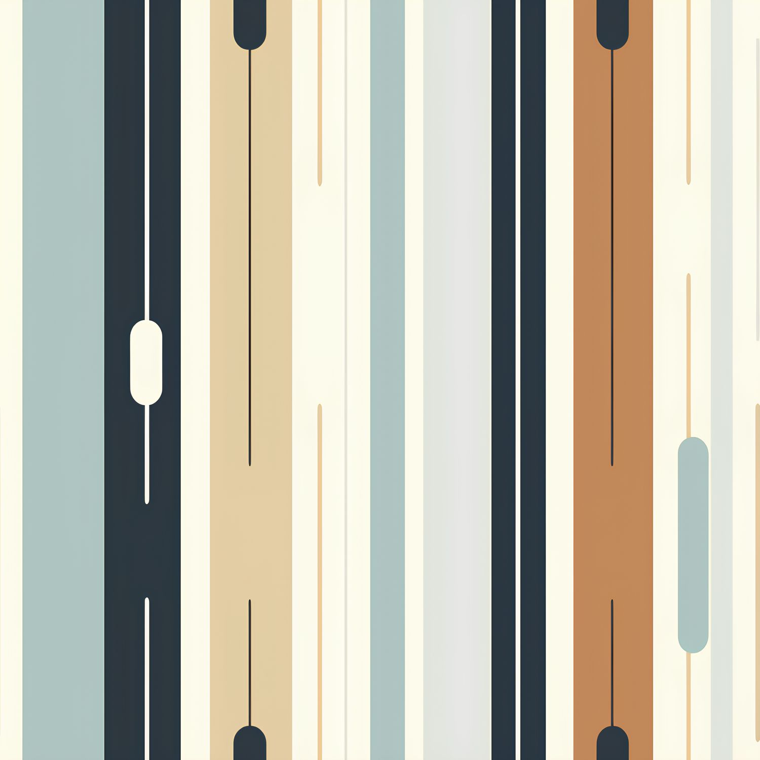 線條與色塊的協奏曲 印花布 布花