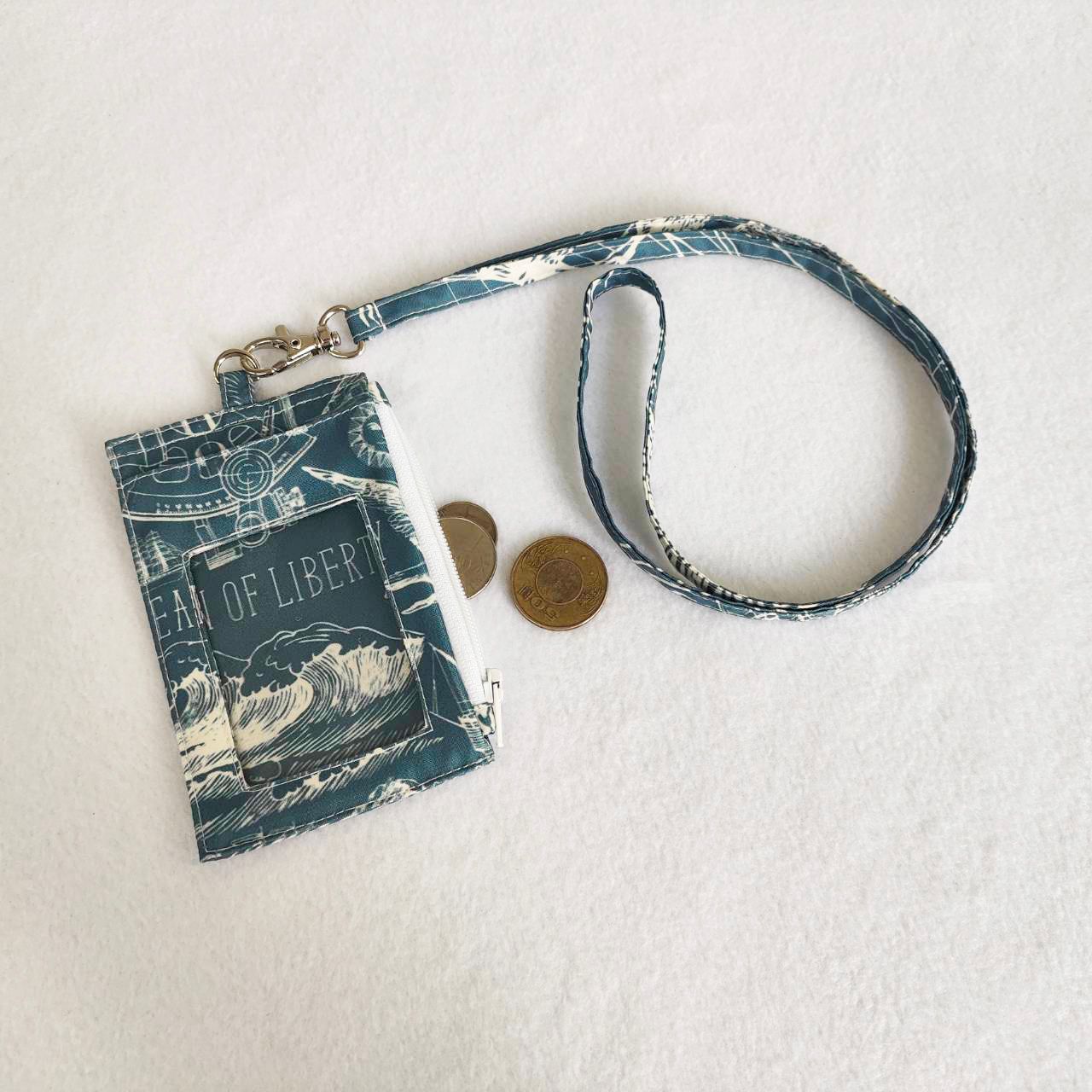 航海日誌 多用途 頸掛卡套零錢包