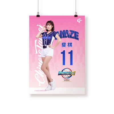 2024 Premier 12紀念簽名用布幔 婓棋