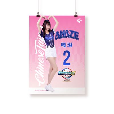 2024 Premier 12紀念簽名用布幔 嘎琳