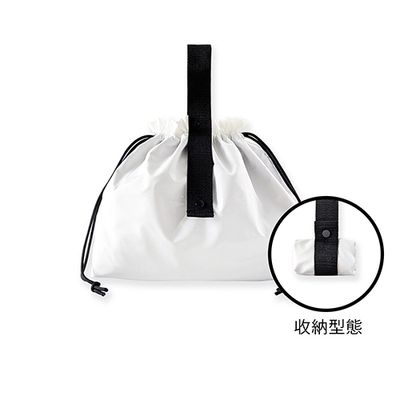 客製 滿版 印花 防潑 輕量化 戶外 摺疊 收納 束口 提袋