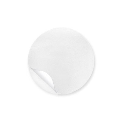 客製 滿版 印花 圓形 自黏 布貼 貼紙