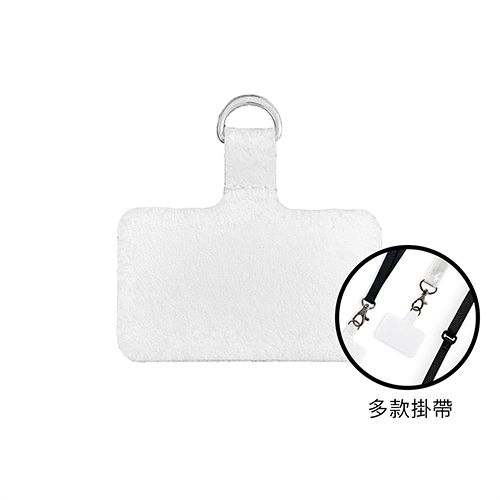 客製 滿版 印花 布皮革 手機 掛片 掛帶 背帶 掛繩夾片 (夾片2入)